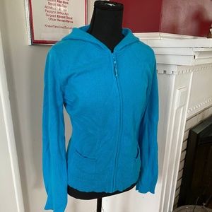 Laundry Cashmere Hoodie Cardigan, Large